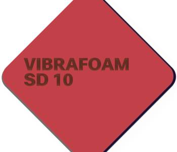 Полиуретановый эластомер Vibrafoam SD 10 (Красный) 2 м х 0,5 м х 12,5 мм (1м2)