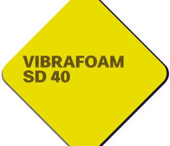 Полиуретановый эластомер Vibrafoam SD 40 (Желтый) 2 м х 0,5 м х 25 мм (1м2)