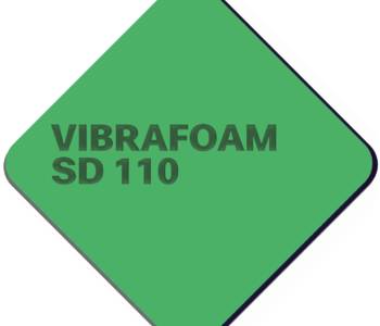 Полиуретановый эластомер Vibrafoam SD 110 (Зеленый) 2 м х 0,5 м х 12,5 мм (1м2)